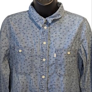 Levi’s blue shirt dress size small